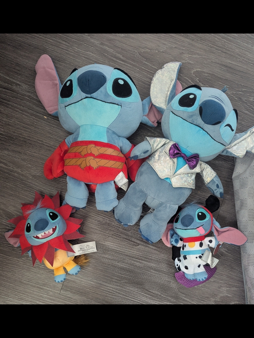 Disney Stitch Plush Lot